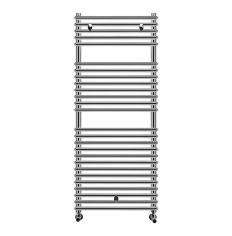 Tabo Compostela Round Chrome Ladder Radiator 500 x 1190 x 50mm