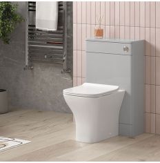 Tabo Florence Grey Gloss Floor Standing WC Unit 506mm