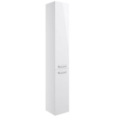 Tabo Modena White Gloss Floor Standing 2 Door Tall Unit 350mm