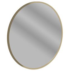 Tabo Moon Brushed Bronze Round Mirror 500 x 500mm