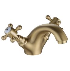 Tabo Stratford Brushed Brass Basin Mixer Tap & Waste