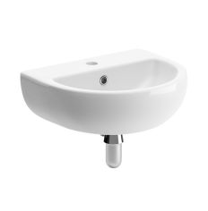 Westminster 1TH Cloakroom Basin & Bottle Trap 450 x 400mm