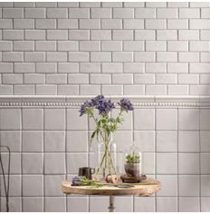 Winchester Classic Pure White Half Tile 12.7 x 6.3cm