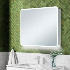 Tabo Aries 2 Door Front-Lit Mirror Cabinet 700 x 600mm