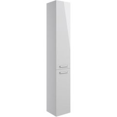 Tabo Modena Grey Gloss Floor Standing 2 Door Tall Unit 350mm