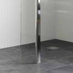 Tabo Splash Fresco Optional Wetroom Rotatable Panel Chrome 300mm