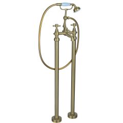 Tabo Stratford Brushed Brass Floor Standing Bath Shower Mixer Tap