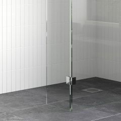 Tabo Splash Fresco Optional Wetroom Splash Panel Chrome 300mm